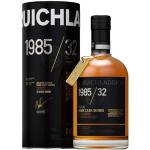 Schottische Bruichladdich Bourbon Whiskeys & Bourbon Whiskys Jahrgänge 1980-1989 Sets & Geschenksets 0,7 l für 32 Jahre Islay 