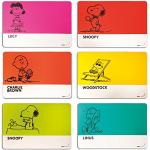 Rote Excelsa Die Peanuts Snoopy Tischsets & Platzsets aus Polypropylen 6-teilig 
