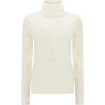 Reduzierte Weiße BRUNELLO CUCINELLI Rollkragen Kaschmir-Pullover aus Wolle für Damen Größe XL 