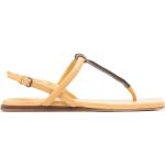 Brunello Cucinelli Slingback-Sandalen mit Nieten - Gelb