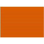 Orange Brunnen Karteikarten DIN A5 100-teilig 