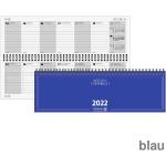 Brunnen Querterminkalender 2023 blau 2 Seiten = 1 Woche