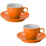Orange Brunner Espressotassen aus Melamin lebensmittelecht 2-teilig 