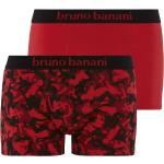 Schwarze Unifarbene Burlesque Bruno Banani Herrenunterhosen aus Baumwolle enganliegend Größe 7 XL 2-teilig 