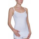 Weiße Unifarbene Bruno Banani Damenträgerhemden & Damenachselhemden Größe XS 1-teilig 