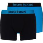 Blaue Bruno Banani Herrenboxershorts aus Baumwollmischung Größe 3 XL 2-teilig 