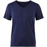 Dunkelblaue Unifarbene Bruno Banani V-Ausschnitt T-Shirts für Herren Größe XXL 