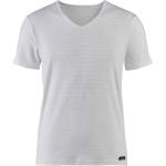 Weiße Unifarbene Bruno Banani V-Ausschnitt T-Shirts für Herren Größe XXL 