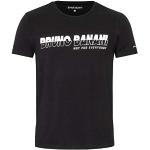 Schwarze Sportliche Kurzärmelige Bruno Banani Oeko-Tex T-Shirts aus Baumwollmischung für Herren Größe S 