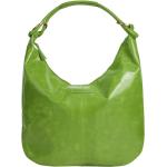 Grüne Bruno Banani Lederhandtaschen mit Reißverschluss aus Glattleder für Damen 