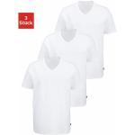 Weiße Melierte Bruno Banani T-Shirts aus Baumwolle für Herren Größe XXL 3-teilig 