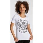Reduzierte Weiße Bruno Banani T-Shirts enganliegend für Damen 