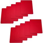 Brybelly Set mit 10 roten Schnittkarten aus Kunststoff