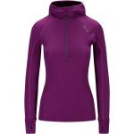 Reduzierte Violette Sportliche Damenpoloshirts & Damenpolohemden mit Kapuze Größe XL 