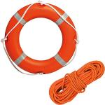 BTK Schwimmring-Set mit Zugelassen, 30 m, orange, 8 mm, für Boot, Schwimmbad, Badezimmer