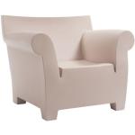 Rosa Kartell Bubble Lounge Sessel aus Kunststoff Höhe 50-100cm, Tiefe 100-150cm 