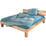 Braune Moderne Betten-ABC Bubema Holzbetten geölt aus Massivholz 90x220 