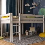 Weiße Betten-ABC Bubema Hochbetten & Spielbetten mit Rutsche lackiert aus Massivholz 