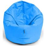 BuBiBag Sitzsack für Kinder und Jugendliche - Indoor und Outdoor Sitzkissen oder als Gaming Sitzsack, geliefert mit Füllung (100 cm Durchmesser, königsblau)