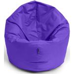 BuBiBag Sitzsack für Kinder und Jugendliche - Indoor und Outdoor Sitzkissen oder als Gaming Sitzsack, geliefert mit Füllung (100 cm Durchmesser, lila)