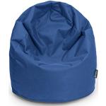BuBiBag Sitzsack für Kinder in Tropfenform mit ÖKOTEX 100 - Outdoor Sitzsack oder als Indoor Gaming Sitzsack, Kindersitzsack für das Kinderzimmer, gefüllt mit EPS-Perlen (dunkelblau/Marine)