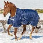 Marineblaue Bucas Freedom Pferde-Winterdecken 