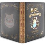 Buch Geldbörse, Alice Im Wunderland Dunkle Academia Literatur Geschenk, Vegan Leder Buch-Liebhaber Grinsekatze Geldbörse
