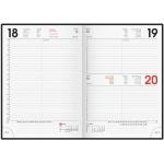 Buchkalender 2023 schwarz, Brunnen, 14.5x20.6x2 cm