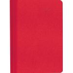 Rote ALPHA EDITION Buchkalender aus Kunststoff 