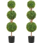 Reduzierte Grüne VEVOR Künstliche Buchsbäume & Buchsbaumkugeln 2-teilig 