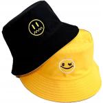Schwarze Emoji Kinderhüte für den für den Sommer 