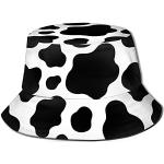 Reduzierte Schwarze Animal-Print Schlapphüte für Damen Einheitsgröße für den für den Sommer 