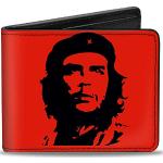 Buckle-Down Herren Bifold Wallet Che Guevara Reisezubehör-Bi-Fold-Brieftasche, Mehrfarbig, 4.0" x 3.5"