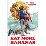 BUD SPENCER – Blechschild 'Eat More Bananas'