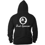 Schwarze Bud Spencer Herrenmode mit Reißverschluss Größe 5 XL 