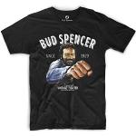 Schwarze Bud Spencer T-Shirts für Herren Größe 5 XL 