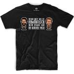 Schwarze Romantische Bud Spencer T-Shirts für Herren Größe 3 XL 