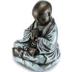 budawi® - Buddha Statue Skulptur aus Sandguss Shaolin Hijau arctic 23 x 19 cm