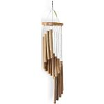 Budawi® Windspiel Bambus spiralförmige Klangspiele aus feinem Bambus, Holzklangspiele