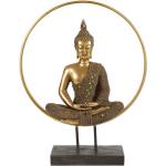 Goldene Asiatische xxxlutz Buddha Figuren aus Kunststoff 