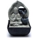 Graue Asiatische Zimmerbrunnen Feng Shui aus Kunststein 
