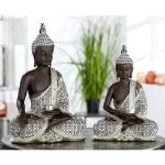 Braune Asiatische 12 cm Gilde Buddha Figuren 