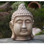 Reduzierte Kupferfarbene Asiatische 27 cm Buddha-Gartenfiguren 