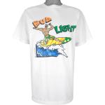 Budweiser | Alore - Bud Light Surfer Single Stitch T-Shirt 1989 X-Large