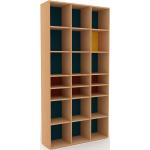 Bücherregal Blaugrün - Modernes Regal für Bücher: Hochwertige Qualität, einzigartiges Design - 118 x 233 x 35 cm, Individuell konfigurierbar