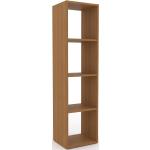 Bücherregal Eiche, Holz - Modernes Regal für Bücher: Hochwertige Qualität, einzigartiges Design - 41 x 157 x 35 cm, konfigurierbar