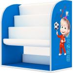 Bücherregal für Kinderzimmer Spielzeugregal Fussballmotiv blau Polini Kids