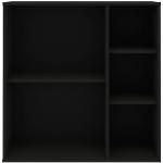 Reduzierte Schwarze Bücherregale aus Massivholz mit Schublade Breite 50-100cm, Höhe 50-100cm, Tiefe 0-50cm 