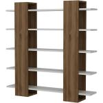 Reduzierte Braune Minimalistische Bücherregale aus Holz Breite 0-50cm, Höhe 100-150cm 