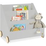 Graue Pinolino Bücherregale für Kinderzimmer aus MDF Breite 0-50cm, Höhe 50-100cm, Tiefe 50-100cm 